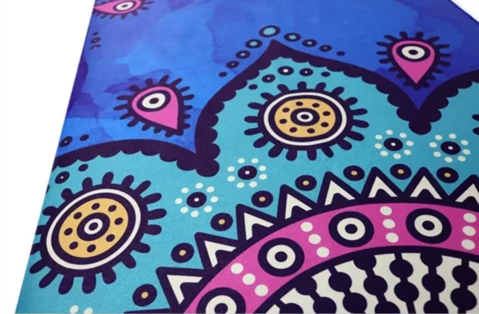 CHOOYOU No Silicone Dot Digital Printing Ant Cloth Yoga Towel