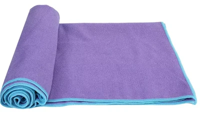 Khăn tập yoga vải kiến ​​trơn CHOOYOU không có chấm silicon